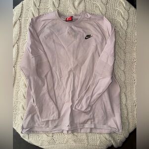 Nike Men's Light Purple Long Sleeve Tee